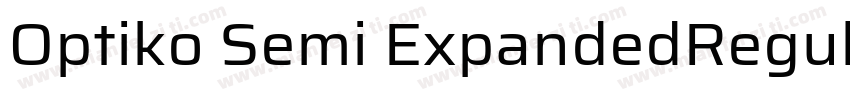 Optiko Semi ExpandedRegular字体转换